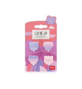 Set de 4 mini barrettes à cheveux « Clip Me Up! » – Legami