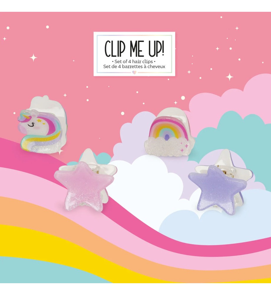 Set de 4 mini barrettes à cheveux « Clip Me Up! » – Legami