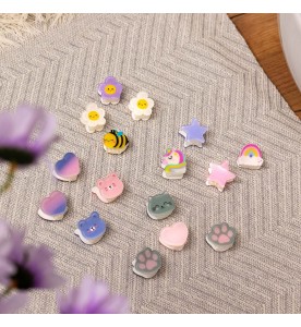 Set de 4 mini barrettes à cheveux « Clip Me Up! » – Legami