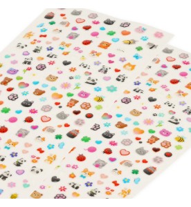 STICKERS POUR ONGLES ANIMALS LEGAMI
