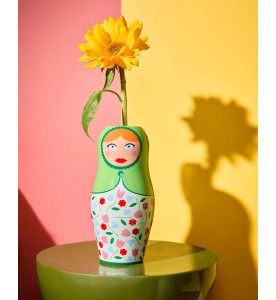 VASE DOLLS FLEURS FLUID MARKET
