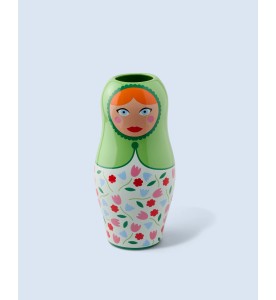 VASE DOLLS FLEURS FLUID MARKET