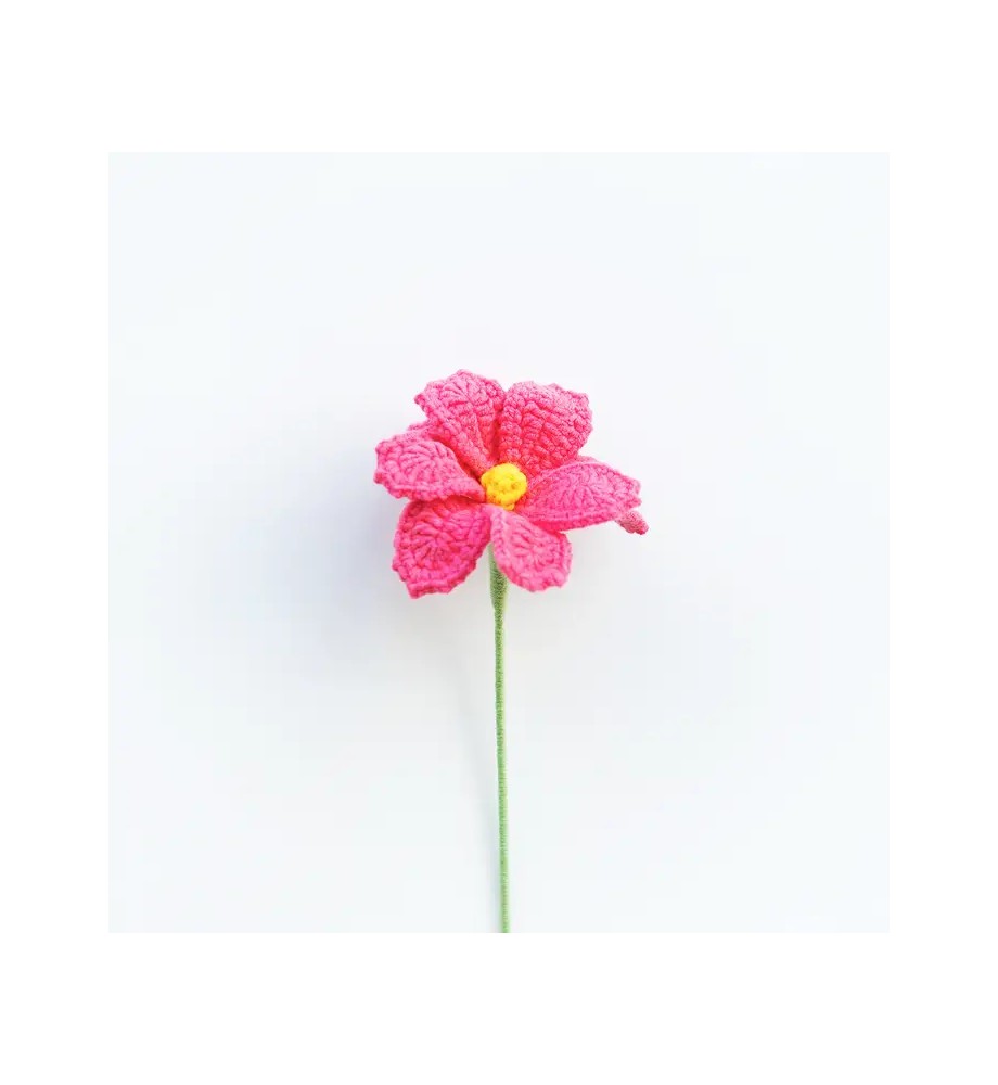 fleur en crochet