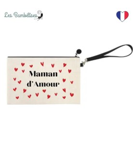 POCHETTE MAMAN MOTIF COEUR