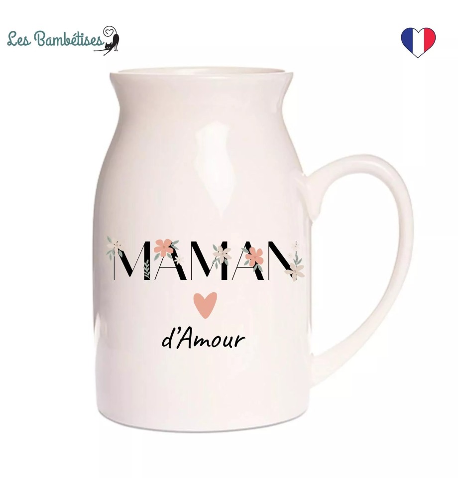 VASE MAMAN FLEURS BOHO 12CM