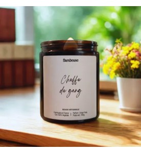 BOUGIE CHEFFE DE GANG CERISE NOIRE