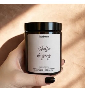 BOUGIE CHEFFE DE GANG CERISE NOIRE