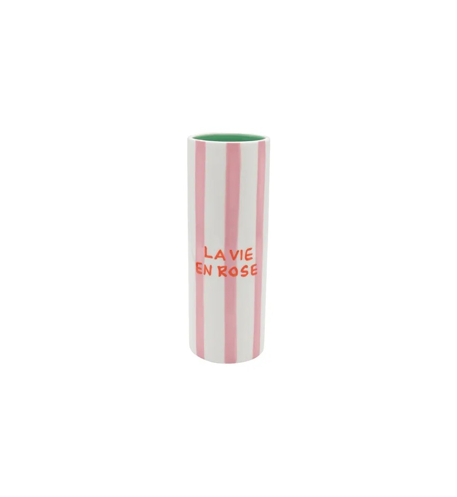 VASE ANTONIA LA VIE EN ROSE QUE RICO