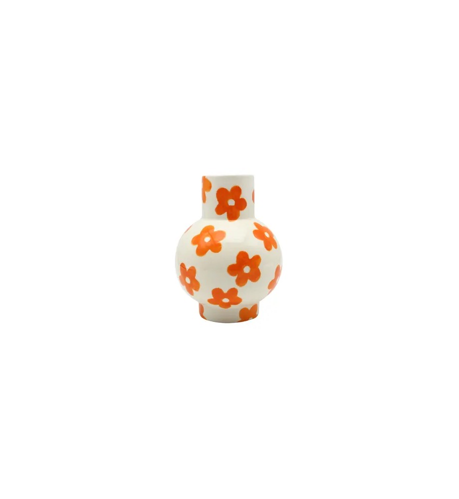 VASE GASPAR DANCING DAISIES QUE RICO