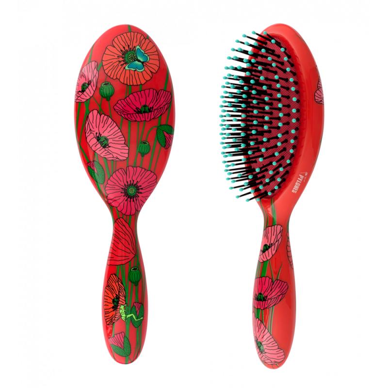 BROSSE LADYPOP LARGE  COQUELICOTS Pylones