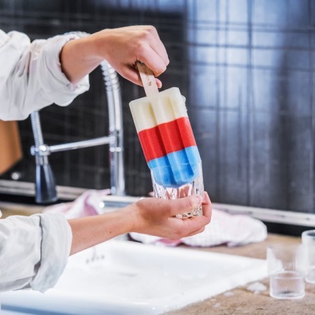 ÉPONGE ICEPOP BLEU ROUGE BLANC