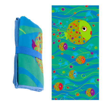 SERVIETTE MICROFIBRE - FISH