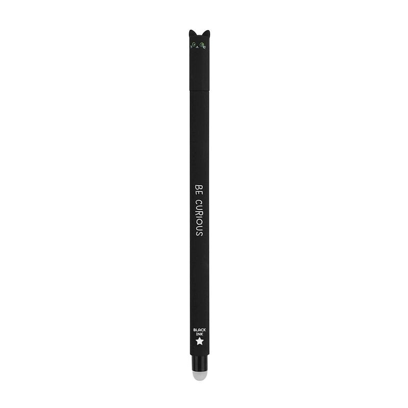 STYLO A ENCRE EFFÇABLE CHAT NOIR LEGAMI