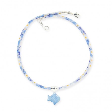 COLLIER LIBERTY POISSON TURQUOISE