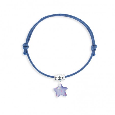BRACELET LACET BRELOQUE ÉTOILE