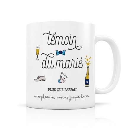 MUG TEMOIN DU MARIÉ