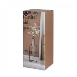 VASE FORME BOUTEILLE SILHOUETTE NOIR