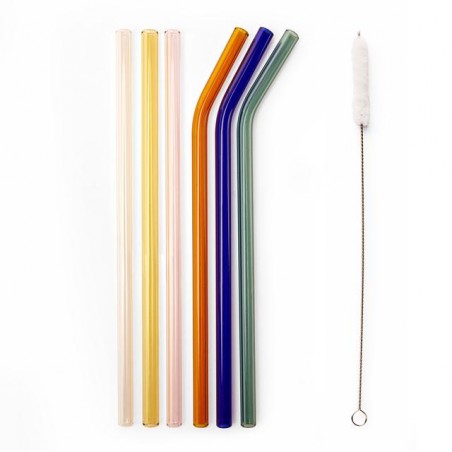 PAILLE EN VERRE RÉUTILISABLE