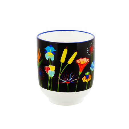 MATINAL TASSE  JARDIN FLEURI PYLONES
