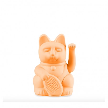 MINI LUCKY CAT ORANGE PECHE