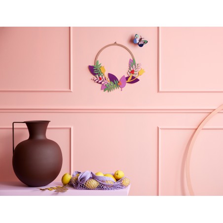 BLOSSOM WREATH PAPER POP OUTS STUDIO ROOF BLOSSOM WREATH PAPER POP OUTS STUDIO ROOF