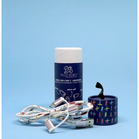 CABLE CHARGEUR CUIR ANDROID SURF BLANC CABLE CHARGEUR CUIR ANDROID SURF BLANC