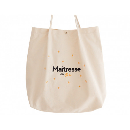 SAC CABAS MAITRESSE EN OR