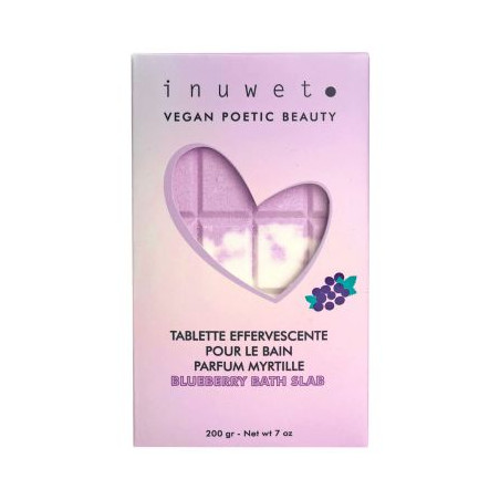 TABLETTE DE BAIN MYRTILLE EFFERVESCENTE 200gr TABLETTE DE BAIN MYRTILLE EFFERVESCENTE 200gr
