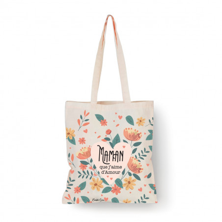 TOTEBAG MAMAN QUE J'AIME D'AMOUR