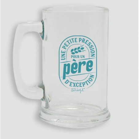 CHOPE DE BIERE UNE PETITE PRESSION POUR UN PERE D'EXCEPTION