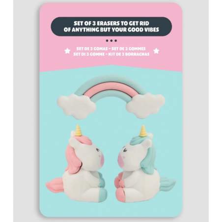 SET DE GOMMES LICORNE