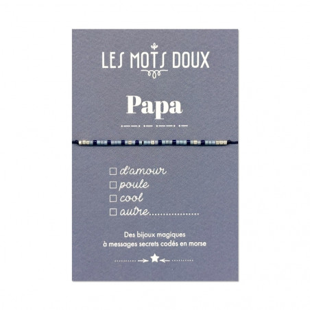 BRACELET PAPA ORAGE ARGENT BRACELET PAPA ORAGE ARGENT