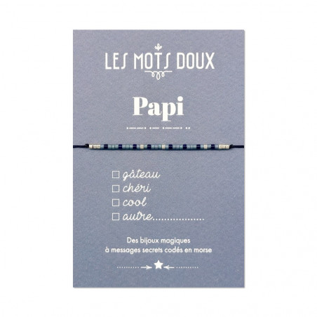 BRACELET PAPI ORAGE ARGENT BRACELET PAPI ORAGE ARGENT