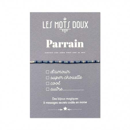 BRACELET PARRAIN ORAGE ARGENT BRACELET PARRAIN ORAGE ARGENT