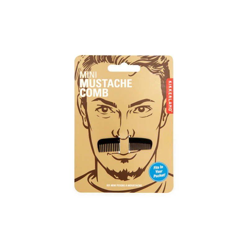 MINI PEIGNE À MOUSTACHE KIKKERLAND