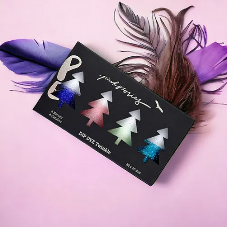 DIP DYE TWINKLE GLITTER WINTER PINK STORIES DIP DYE TWINKLE GLITTER WINTER PINK STORIES