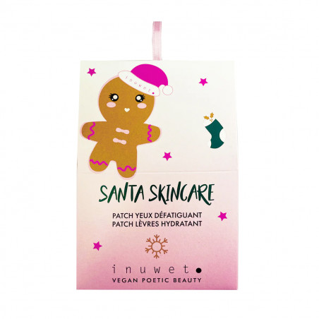 SANTA TRIANGLE PATCH YEUX ET LEVRES