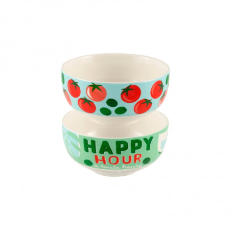 SET DE 2  BOLS HAPPY HOUR DLP