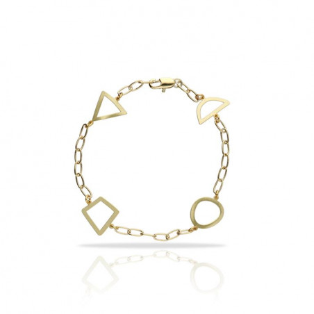 BRACELET CLIC BAU DORÉ RAS BIJOUX BRACELET CLIC BAU DORÉ RAS BIJOUX