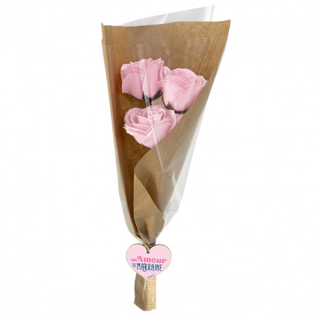 BOUQUET FLEURS DE SAVON UN AMOUR DE MARRAINE