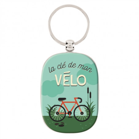 PORTE-CLES VELO ROUGE