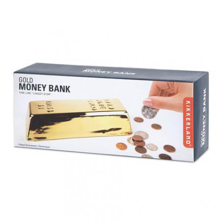 TIRELIRE LINGOT D'OR KIKKERLAND